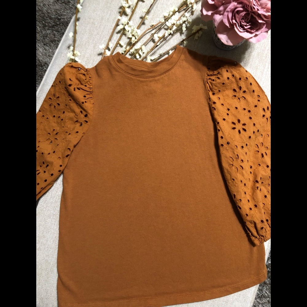 a•new•day Burnt Orange Blouse